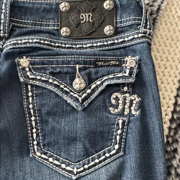 Women's MissMe Blue Jeans size 30. Inseam 31 1/2. - Picture 5 of 5